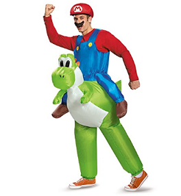 Mario Riding Yoshi Halloween Costume
